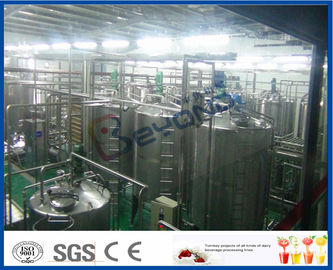 Orange / Mango Juice Processing Industrial Fruit Juicer Machines , Juice Production Line