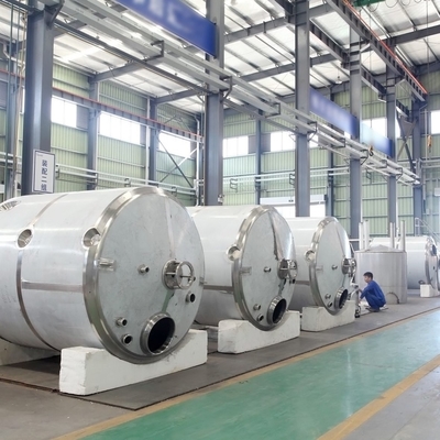SS304 Cone Bottom Stainless Steel Tanks Double Layer Insulation