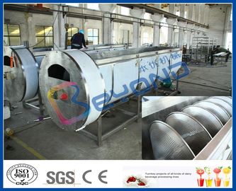 Industrial Orange Juice Fruit Processing Equipment with Spiral Type Cooling Machine