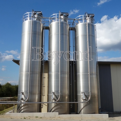Outdoor Stainless Steel Tanks Milk Storage Silo 10000 Gallon