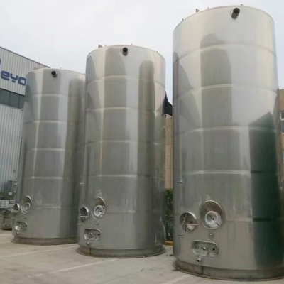Spożywczy zbiornik silosu mlecznego ze stali nierdzewnej 500 ton 1000 ton
